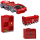 Set F1 Car - 4 piese v2 (pat, noptiera, biblioteca, bancuta lada)